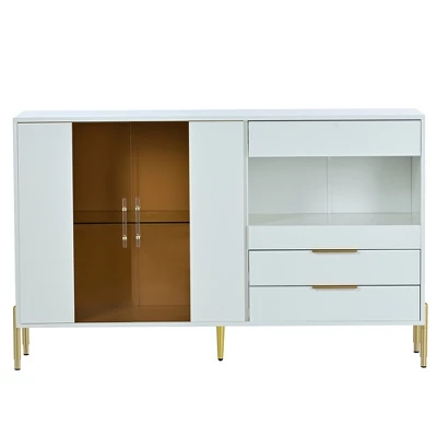 Modern Storage Cabinets With Acrylic Doors And Adjustable Shelves-ModernLuxe 5 Modern Storage Cabinets With Acrylic Doors And Adjustable Shelves-ModernLuxe - Image 3