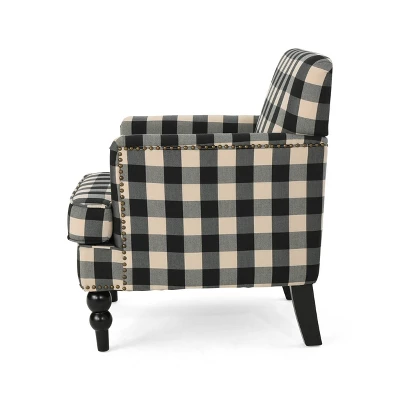 Harrison Tufted Club Chair - Christopher Knight Home 8 Harrison Tufted Club Chair - Christopher Knight Home - Image 6
