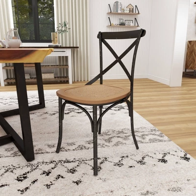 Set Of 2 Farmhouse Iron Dining Chair - Olivia & May 14 Set Of 2 Farmhouse Iron Dining Chair - Olivia & May - Image 12