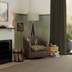 ELuxury Swivel Barrel Chair -Baxton Studio Store GUEST 3ba2435c 4a81 4bfe 9216 a0a177e9075a