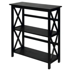 33.5" Montego 3 Tier Bookcase - Flora Home 13 33.5" Montego 3 Tier Bookcase - Flora Home -Baxton Studio Store GUEST 3d71adf8 7760 4c41 9215 b8a37efe9f9f