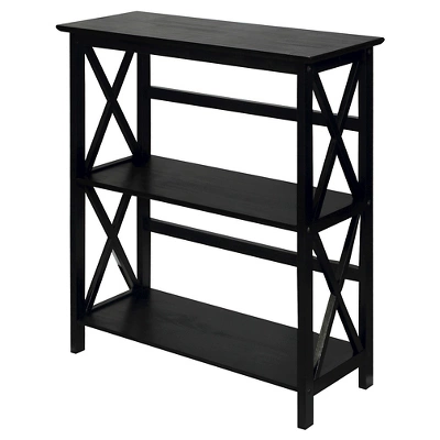 33.5" Montego 3 Tier Bookcase - Flora Home 7 33.5" Montego 3 Tier Bookcase - Flora Home - Image 5