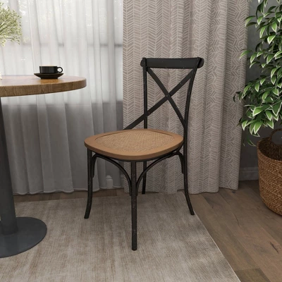 Set Of 2 Farmhouse Iron Dining Chair - Olivia & May 13 Set Of 2 Farmhouse Iron Dining Chair - Olivia & May - Image 11