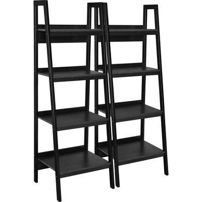 Viewfield 4 Shelf Ladder Bookcase Bundle - Room & Joy 4 Viewfield 4 Shelf Ladder Bookcase Bundle - Room & Joy - Image 2
