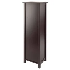 55.98" 5 Tier Milan Storage Shelf Or Bookshelf Tall Walnut - Winsome 13 55.98" 5 Tier Milan Storage Shelf Or Bookshelf Tall Walnut - Winsome -Baxton Studio Store GUEST 422e3890 d295 41a1 a0bf 04c67a5e6b11