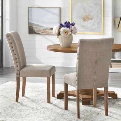 Set Of 2 Atwood Dining Chairs Driftwood - Buylateral 3 Set Of 2 Atwood Dining Chairs Driftwood - Buylateral
