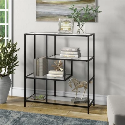 Black Bronze Bookcase - Henn&Hart 5 Black Bronze Bookcase - Henn&Hart - Image 3