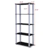 Costway 5-Tier Multi-Functional Storage Shelves Rack Display Bookcase Home Furni Black 2 Costway 5-Tier Multi-Functional Storage Shelves Rack Display Bookcase Home Furni Black -Baxton Studio Store GUEST 46315fe1 0c00 428f a607 124ce2534ebd