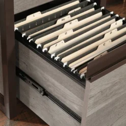 72.047" Manhattan Gate Narrow 2 Shelf Storage Tower Bookcase Mystic Oak - Sauder 9 72.047" Manhattan Gate Narrow 2 Shelf Storage Tower Bookcase Mystic Oak - Sauder -Baxton Studio Store GUEST 465e0d58 feff 4edb b7db 588a6d8a02f6