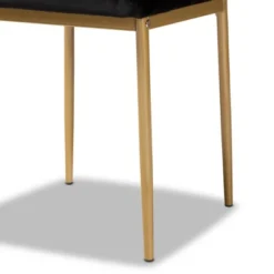 4pc Armand Velvet Fabric Upholstered And Metal Dining Chair Set - Baxton Studio 14 4pc Armand Velvet Fabric Upholstered And Metal Dining Chair Set - Baxton Studio -Baxton Studio Store GUEST 476c83e1 c2b2 4329 9ee2 a6a2862382df