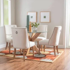 Set Of 2 Axbridge Side Chairs - Powell -Baxton Studio Store GUEST 484a6d3f 762e 4b9f 9c0d 42f3b91408f2