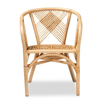 Kagama Rattan Dining Chair Brown - Bali & Pari 3 Kagama Rattan Dining Chair Brown - Bali & Pari