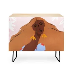 Maritza Lisa Woman Looking Back Credenza - Deny Designs -Baxton Studio Store GUEST 4c6101a6 69e8 4816 89f3 36c32b4454c6