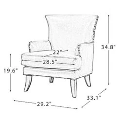 Jorge Vegan Leather Armchair With Nailhead Trim | Karat Home 24 Jorge Vegan Leather Armchair With Nailhead Trim | Karat Home -Baxton Studio Store GUEST 4c9e7a2f b5a2 451a 8b76 196866051c27