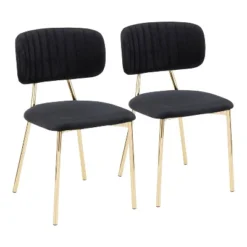 Set Of 2 Bouton Contemporary Glam Chair - LumiSource -Baxton Studio Store GUEST 4d3cc3e9 6e75 4fad acc9 0930c3c23e81