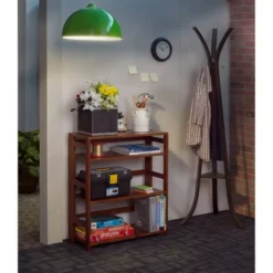 Cakewalk High Folding Bookcase - Regency 14 Cakewalk High Folding Bookcase - Regency -Baxton Studio Store GUEST 4da251de 609e 443c be34 0de7751c9ade