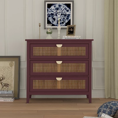 Archie Ash Wood Veneer 3-drawer And Pine Legs Accent Cabinet With Storage- The Pop Maison 3 Archie Ash Wood Veneer 3-drawer And Pine Legs Accent Cabinet With Storage- The Pop Maison