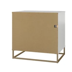 Kelly Accent Cabinet White/Taupe - Paris Hilton X The Novogratz 16 Kelly Accent Cabinet White/Taupe - Paris Hilton X The Novogratz -Baxton Studio Store GUEST 50474bcc 60b2 4eab 9a03 fda77e9db1ad
