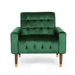 Bourchier Modern Glam Velvet Armchair - Christopher Knight Home -Baxton Studio Store GUEST 50873948 7eae 4d97 900e c3a160cd2683