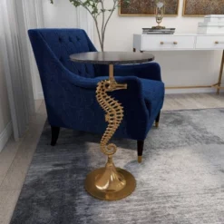 Coastal Seahorse Accent Table Gold - Olivia & May -Baxton Studio Store GUEST 50f64691 eb35 40e2 ae41 2beb00417960