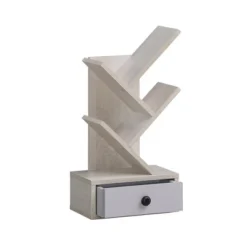 Tangkula 5-Tier Tree Bookshelf W/ Wooden Drawer Display Storage Organizer Rack -Baxton Studio Store GUEST 55a6b76c cabc 492d bc4a 9e0abb4d4b26