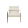 Abbot Upholstered Open Arm Metal Leg Accent Chair Beige - Madison Park -Baxton Studio Store GUEST 56d19d0b 59ab 4a19 aaeb 7e91ebe37856