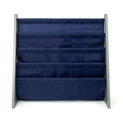 Newport Kids' Bookshelf 4 Tier Book Organizer Navy/Gray - Humble Crew 6 Newport Kids' Bookshelf 4 Tier Book Organizer Navy/Gray - Humble Crew - Image 4