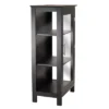 Poppy Display Curio Cabinet With Glass Door Wood/Black - Winsome 2 Poppy Display Curio Cabinet With Glass Door Wood/Black - Winsome -Baxton Studio Store GUEST 58131749 46ec 4948 b3b0 0e98c657d6bb