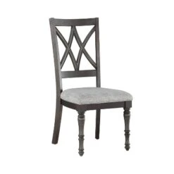 18" Set Of 2 Linnett Side Chairs Gray/Brown - Steve Silver -Baxton Studio Store GUEST 5866e0bc d511 4462 9c01 af0c868c9efe