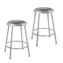 2pk Heavy Duty Vinyl Padded Steel Barstool Gray - Hampden Furnishings -Baxton Studio Store GUEST 5a13f551 842c 411c bdbc 41f467774a54