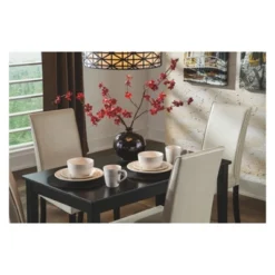 Set Of 2 Kimonte Dining Upholstered Side Chairs Ivory - Signature Design By Ashley -Baxton Studio Store GUEST 5a524e7d a1d1 4af8 9183 aa85e1bb2bc0