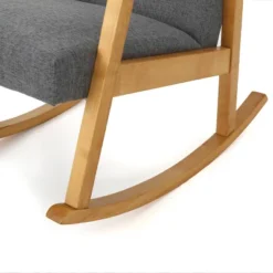 Harvey Mid-Century Modern Fabric Rocking Chair - Christopher Knight Home 12 Harvey Mid-Century Modern Fabric Rocking Chair - Christopher Knight Home -Baxton Studio Store GUEST 5a721503 186a 4315 9683 40b3d3ed84ab