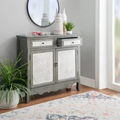 Duncan Cabinet Console Table - Powell -Baxton Studio Store GUEST 5d75a045 e196 45f5 9e74 3efdedd5cf83