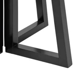 Kate And Laurel Avery Round Wood Side Table, 20x20x20, Black And White -Baxton Studio Store GUEST 5daf3f1e 5969 4c06 aecc 5bd4828ba1e5