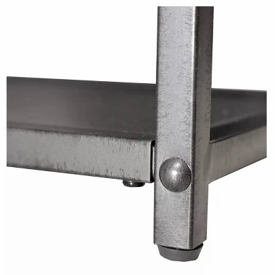 69" Dustin 6 Shelf Bookcase Dark Gray - HOMES: Inside + Out 8 69" Dustin 6 Shelf Bookcase Dark Gray - HOMES: Inside + Out - Image 6