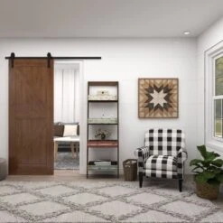 70" Wood 4 Shelf Leaning Shelf Book Shelf Brown - Olivia & May 30 70" Wood 4 Shelf Leaning Shelf Book Shelf Brown - Olivia & May -Baxton Studio Store GUEST 60d21507 5fca 4cd4 8d61 348dfa69f53d