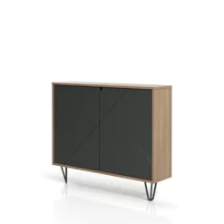 Slim 2 Door Storage Cabinet - Nexera -Baxton Studio Store GUEST 614905f4 a531 406a 80cd edf2c28d6e8d
