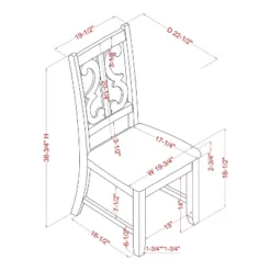 Set Of 2 Lexin Padded Dining Side Chairs - MiBasics -Baxton Studio Store GUEST 62f9438d 93a9 4e2f 8413 381b00c5bfec