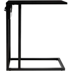 Portland Usb Side Table - Black - Safavieh -Baxton Studio Store GUEST 63258d97 9a5a 43f1 8c0a 1b5f6c9af4bd