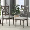 18" Set Of 2 Linnett Side Chairs Gray/Brown - Steve Silver 2 18" Set Of 2 Linnett Side Chairs Gray/Brown - Steve Silver -Baxton Studio Store GUEST 638e4dc0 6e1e 489f bbb5 8756c97c4aa6