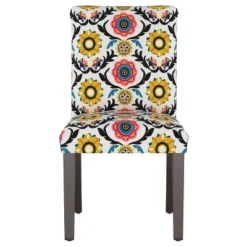 Hendrix Dining Chair In Damask - Skyline Furniture -Baxton Studio Store GUEST 63fbe9f9 4bb6 4f19 b6b2 d448b4b4c49f