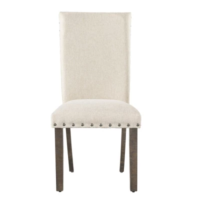 Dex Upholster Side Chair Set Cream/Smokey Walnut Brown - Picket House Furnishings 3 Dex Upholster Side Chair Set Cream/Smokey Walnut Brown - Picket House Furnishings