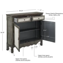 Duncan Cabinet Console Table - Powell -Baxton Studio Store GUEST 64c9acbd dc0a 43f0 966b 1f2e6e7b9e63