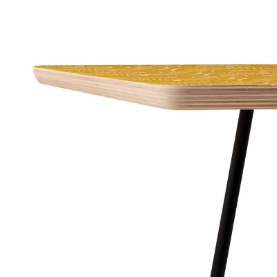 Heather Dutton Rise And Shine Side Table Yellow/Black - Deny Designs 3 Heather Dutton Rise And Shine Side Table Yellow/Black - Deny Designs