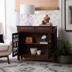 Julio Console Light Cherry - Powell Company -Baxton Studio Store GUEST 66eb0810 19b1 48ed b025 5730c7780ae6