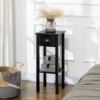 HOMCOM 2-Tier Side Table With Drawer, Narrow End Table With Bottom Shelf, For Living Room Or Bedroom, Set Of 2, Black 1 HOMCOM 2-Tier Side Table With Drawer, Narrow End Table With Bottom Shelf, For Living Room Or Bedroom, Set Of 2, Black -Baxton Studio Store GUEST 683c0958 523a 4f91 8c30 f3cfbe7b238c