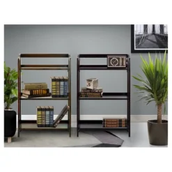 Stratford 36" 3 Shelf Folding Bookcase 10 Stratford 36" 3 Shelf Folding Bookcase -Baxton Studio Store GUEST 685a7270 b711 47ff a3ef ea296d03245d