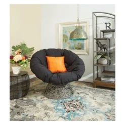 Papasan Chair - OSP Home Furnishings -Baxton Studio Store GUEST 69259423 1a16 4986 9b44 e56207fea76f