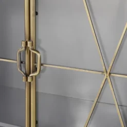 Richard Carter Display Metal Cabinet Gun Metal Antique Gold - StyleCraft 12 Richard Carter Display Metal Cabinet Gun Metal Antique Gold - StyleCraft -Baxton Studio Store GUEST 69f0e1f0 e5db 4463 a768 11be9203b6ab