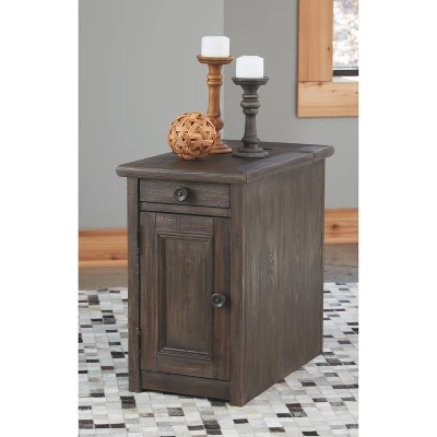 Wyndahl Chairside End Table Rustic Brown - Signature Design By Ashley 5 Wyndahl Chairside End Table Rustic Brown - Signature Design By Ashley - Image 3